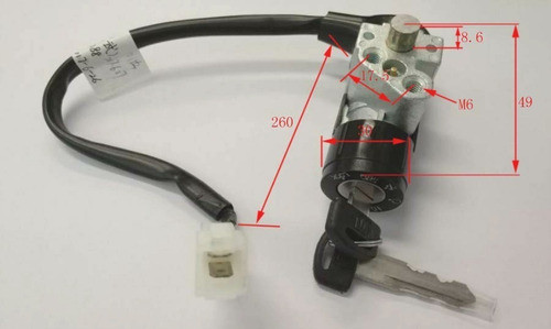 Llave De Contacto P/ Honda New Wave 110 / 110 S W Standard 1