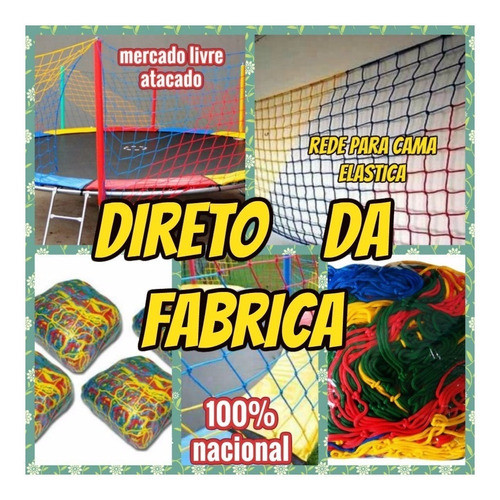 Rede Para Cama Elastica De 3,66 Com 2 Metros De Altura 1