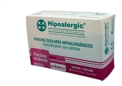 Parche Protector Ocular Adhesivo Hipoalergic X20u Pediatrico 0