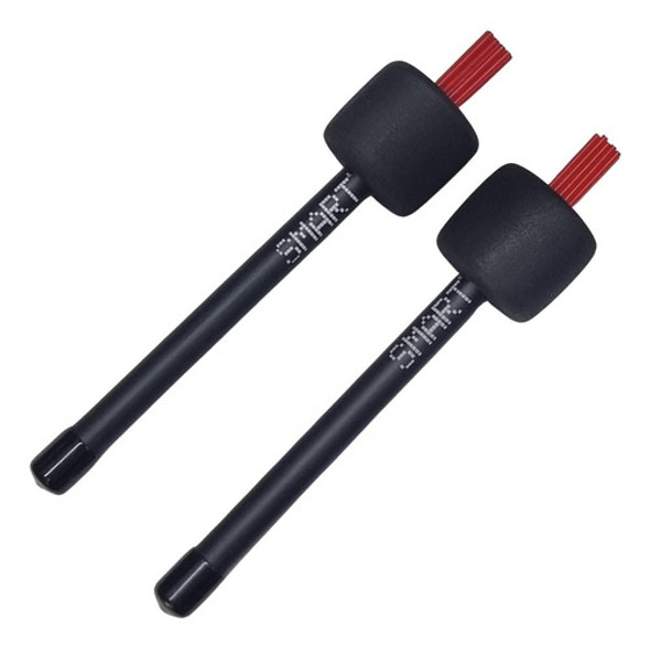 Par De Vassourinha Retrátil Nylon Bolinha Cajon Smart Sm010x 1