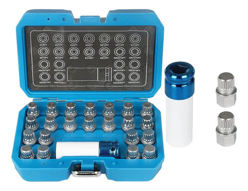 Juego De Llaves De Extracción De Tornillos Antirrobo Automot 0