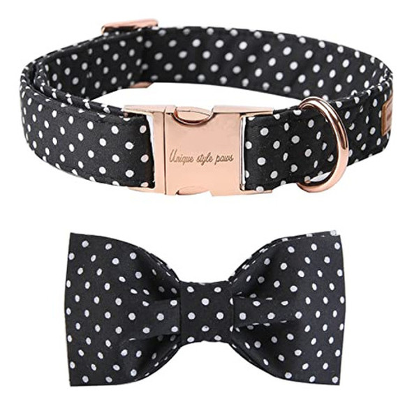 Collar Para Perro Black Dot Unique Style Paws Small 0