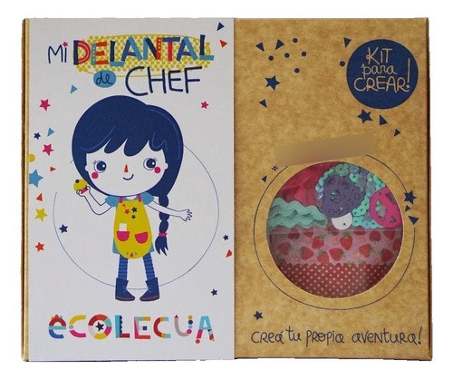 Kit Para Armar Delantal Cocina Manualidades Disfraz 0