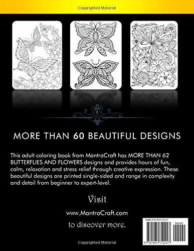 Book : Coloring Books For Adults Relaxation Butterflies And 1