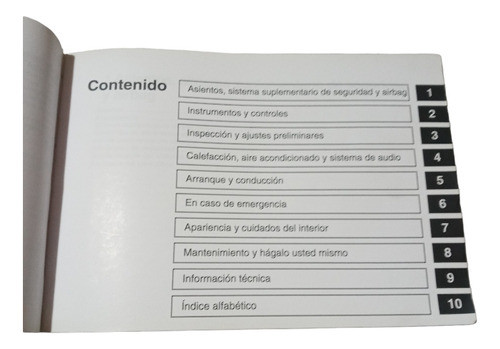 Manual De Usuario Nissan Xterra, Original 1
