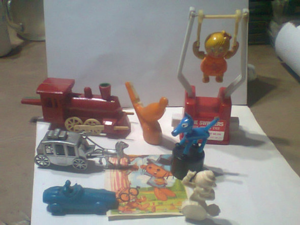 Lote X 7 Antiguos Juguetitos Italpark Curioso Retro Kxz 0