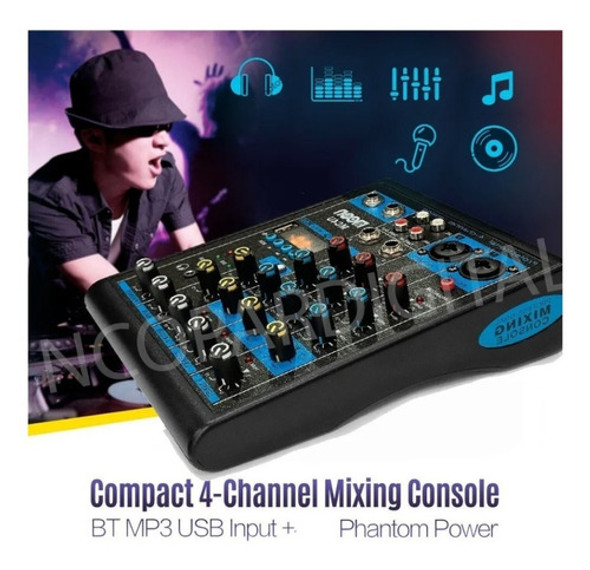Mixer Dj 4 Canales Consola De Sonido Moon Mc4u Fervanero 1 Mixer Dj 4 Canales Consola De Sonido Moon Mc4u Fervanero 1