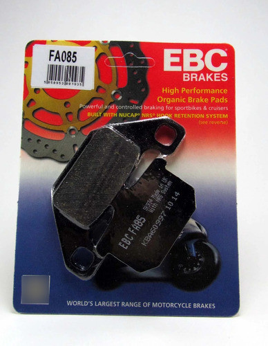 Pastilla Freno Ebc Fa085 Kawasaki Gpz 400 R 85-87 R 1