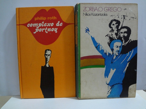 2 Livros Complexo Do Portnoy Philip Roth + Zorba O Grego 1