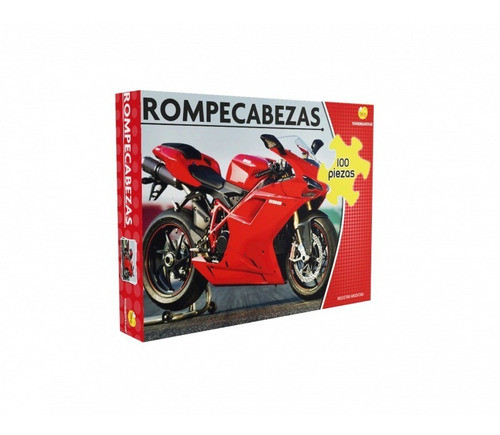 Rompecabezas 100 Piezas Moto Adultos Niños Navidad Reyes 0