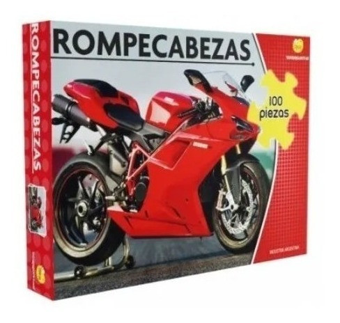 Rompecabezas 100 Piezas Moto Adultos Niños Navidad Reyes 1