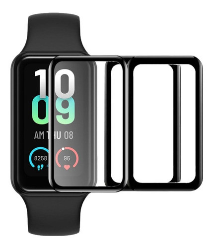Kit 3 Película Tela 3d Nanogel Compatível Com Amazfit Band 7 0