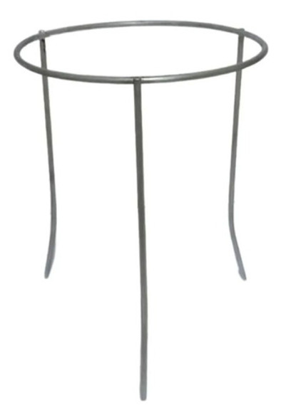 Tripé De Ferro Zincado Com Aro Trefilado 15x26cm P/ Bunsen 0