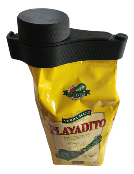 Clip Cierra Bolsa Broche Para Yerba Café Cereal A Rosca X 2u 0