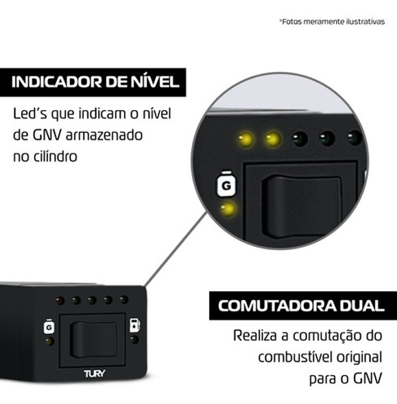 Chave Comutadora Com Chicote De 6 Metros Tury T1000 Long 1