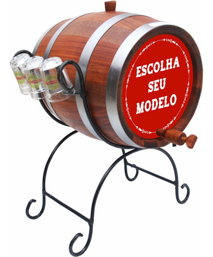 Barril De Jatobá 6 Litros - Customizados 0