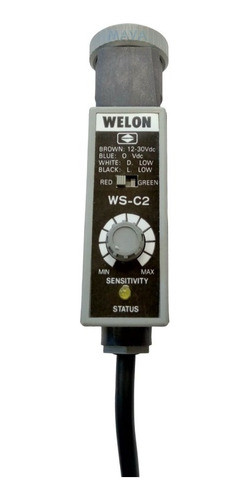 Sensor Proximidad Fotoelectrico Ws-c2 Welon 12-30v 12mm Nc 1
