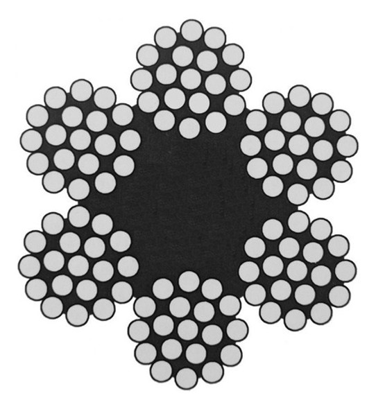 Cable Acero Galvanizado 4mm 6x19+1 Rollo 30mts Envio Gratis 1