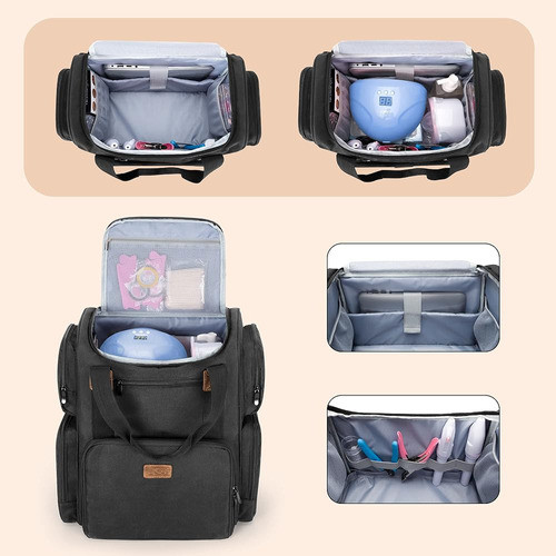 Bafaso Nail Polish Organizer Backpack Contiene 70 Botellas Y 1