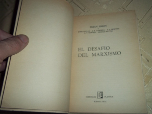 El Desafio Del Marxismo - Brian Simon 1