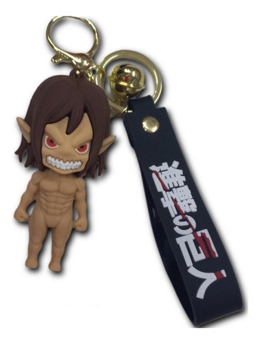 Llavero De Goma Attack On Titan Eren Titan - Shingeki No Kyo 0