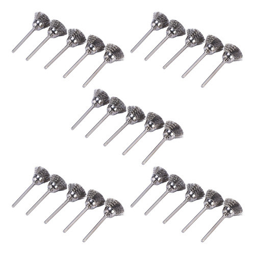 25 Peças De Fio De Aço De 15 Mm Para Ferramentas Rotativas, 0