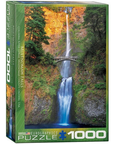Puzzle 1000 Piezas Multnomah Falls Oregon - Eurographics 0