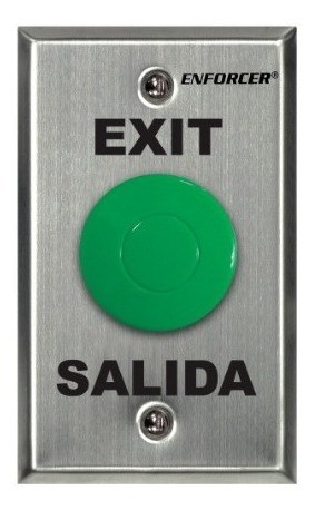 Botón Pulsador Tipo Hongo Para Salidas Enforcer 1