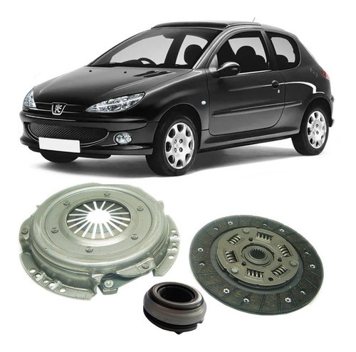 Kit Embreagem Peugeot 206 1.0 8/16v 2000 2001 2002 2003 2004 0