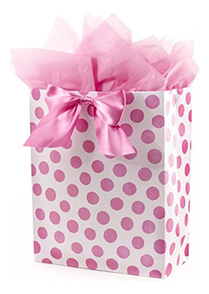 Bolsa De Regalo Extragrande Hallmark De 15  Con Papel De Sed 0