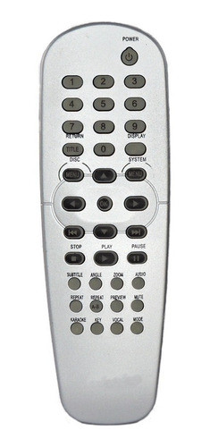 Controle Remoto Para Dvd Philips Dvd520 Dvd520/05 0