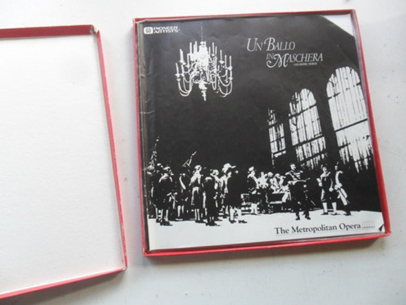 Un Ballo In Maschera Verdi Pavarotti Opera Lirica Laser Disc 1