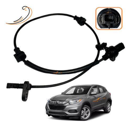 Sensor Freio Abs Dianteiro Direito Honda Hrv 2015 A 2020 0