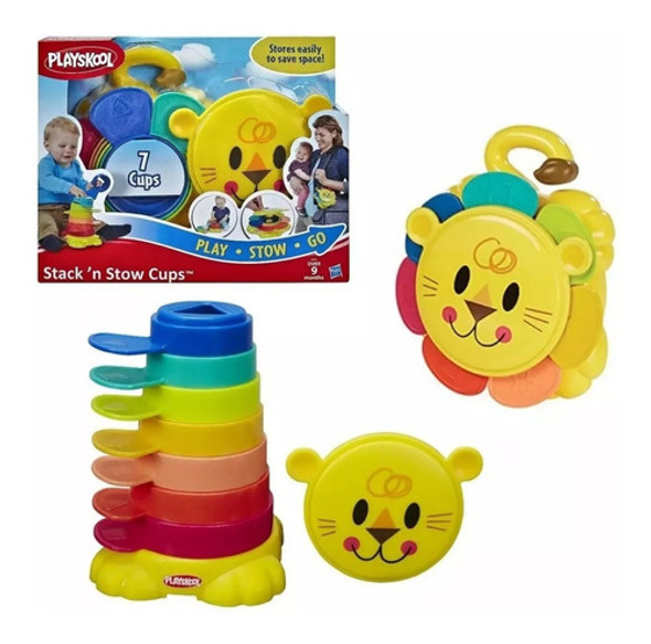 Brinquedo Jogo Playskool Torre Leãozinho De Encaixar B0501 0 Brinquedo Jogo Playskool Torre Leãozinho De Encaixar B0501 0