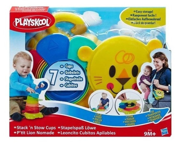 Brinquedo Jogo Playskool Torre Leãozinho De Encaixar B0501 1 Brinquedo Jogo Playskool Torre Leãozinho De Encaixar B0501 1