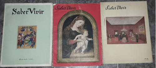 Lote De 3 Revistas Saber Vivir 0