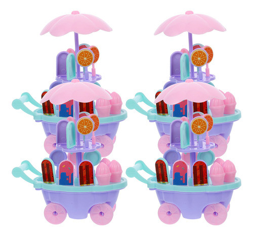 Carrinho De Sorvete Infantil De Brinquedo, Caminhão De Sorve 0
