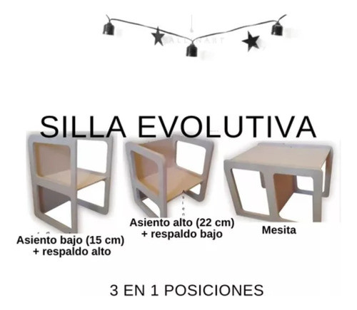 Sillas Montessori Evolutivas 1