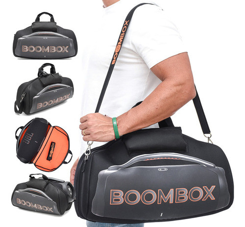Case Bolsa Compatível C/ Jbl Boombox 3 Espumada Mega Premium 0