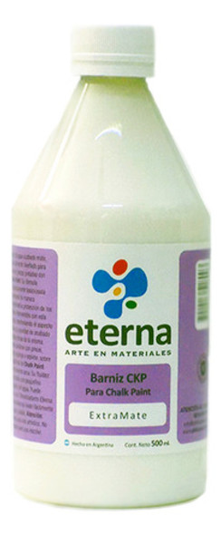 Barniz Acrilico Al Agua Mate 500ml. Eterna 0