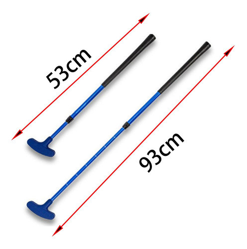 Taco De Golfe Bidirecional Para Homens, Comprimento Azul 1