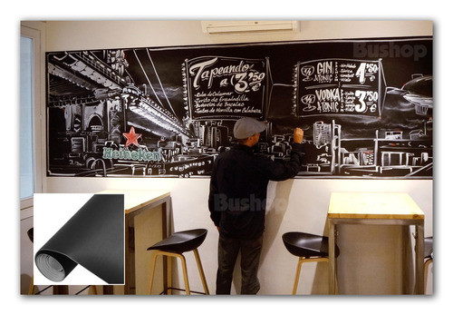 Vinilo Pizarron - Pizarra Adhesivo - 61cm X 4m Oferta - Tiza 1