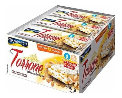 Torrone Com Amendoim 36un 45g Montevergine 0