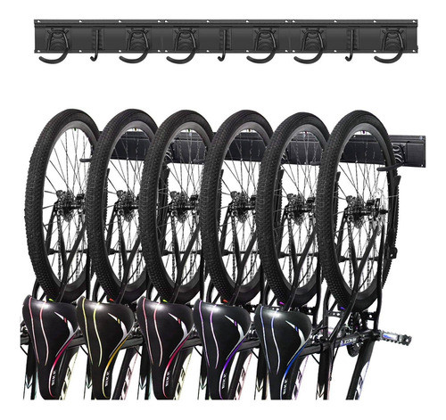 Highrazon Estante De Almacenamiento Para Bicicletas, 6 Port. 0