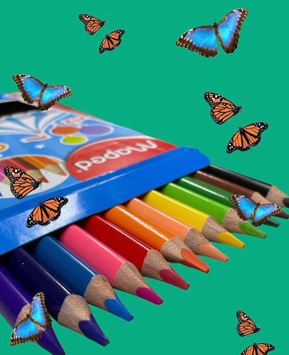 Lápices De Colores Maped Jumbo X 12 U Samergo 1