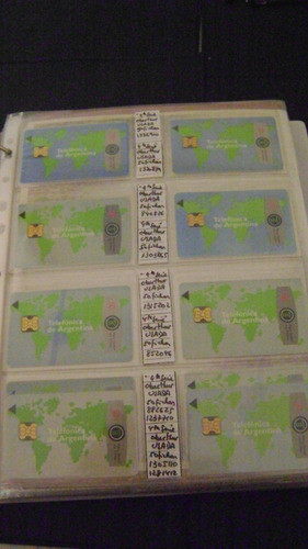 Tarjeta Telefonica Coleccion Telefonica Planisferio 4ta 25 U 1