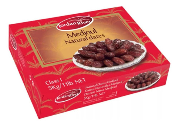 Datiles Medjool Con Carozo Israel 5kg | Caja Roja | Calidad 1 Datiles Medjool Con Carozo Israel 5kg | Caja Roja | Calidad 1