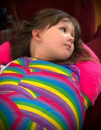 Sobre De Dormir Unicornio Fucsia Rosa 1