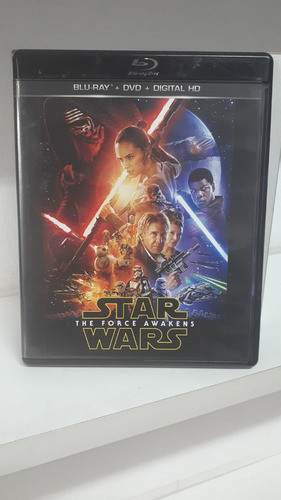 Blu-ray + Dvd --  Star Wars The Force Awakens Episodio 7 0
