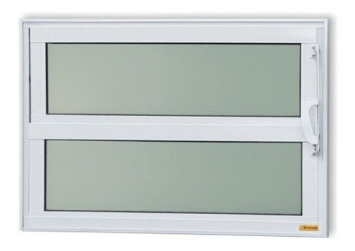 Janela De Alumínio Basculante 40x100cm Vidro Mini Boreal 0